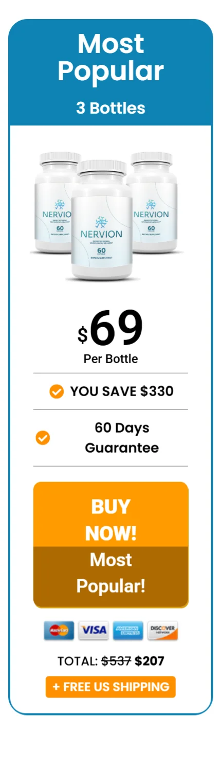 Nervion™ 3 bottles pricing